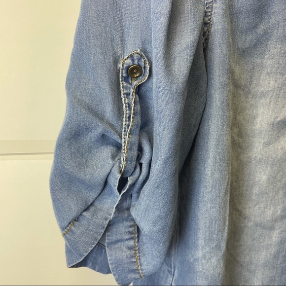 Faux denim tunic - Picture 3 of 5